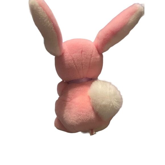 Commonwealth Unisex Pink Easter Bunny Basket Rabbit Plush Stuffed Animal - Picture 10 of 11